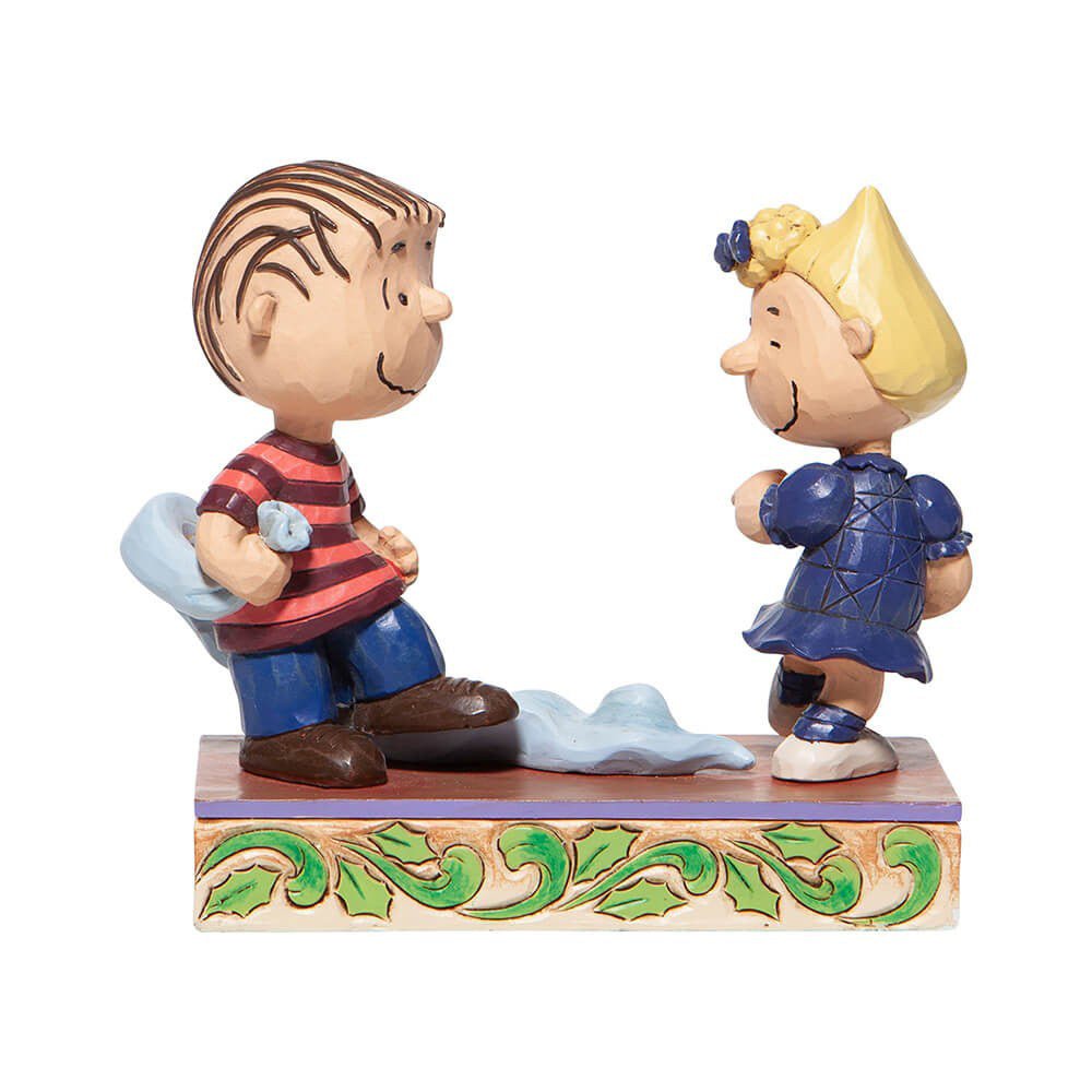 PEANUTS スヌーピー (コミック誕生 75周年 ) - ライナス&サリー ダンス / JIM SHORE / フィギュア・人形 - PGS